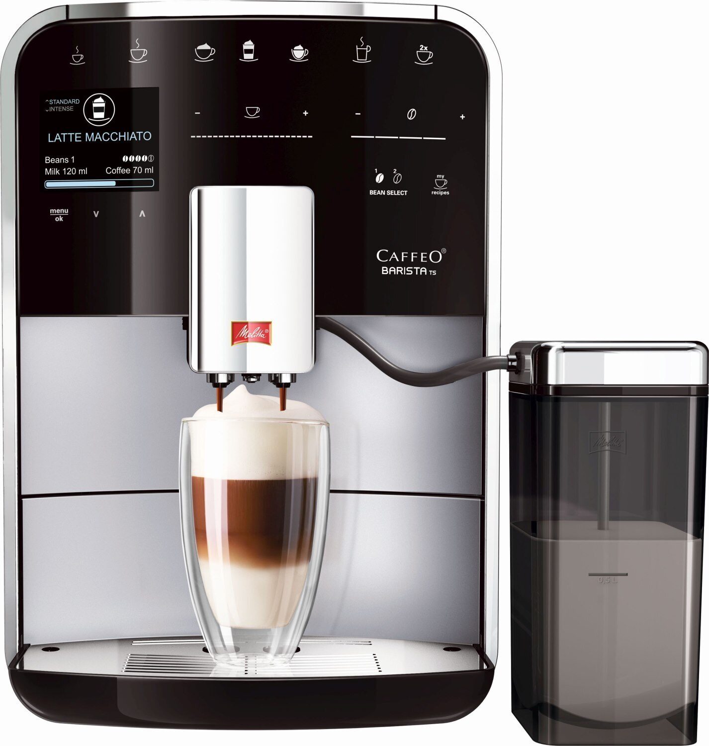 Кофемашина Melitta Caffeo Barista TS F75/0-101 купить в Москве по низкой  цене в интернет магазине Cartesio недорого