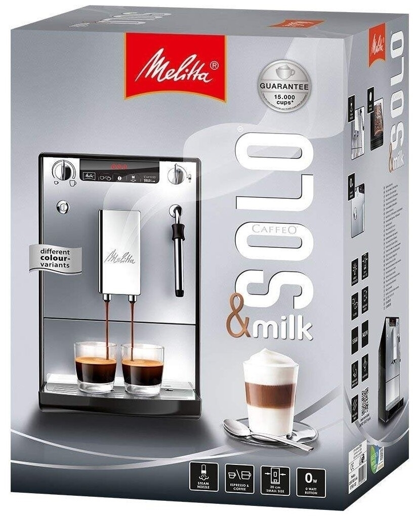 Кофемашина Melitta Caffeo Solo & Milk (6613204) купить в Москве по низкой  цене в интернет магазине Cartesio недорого