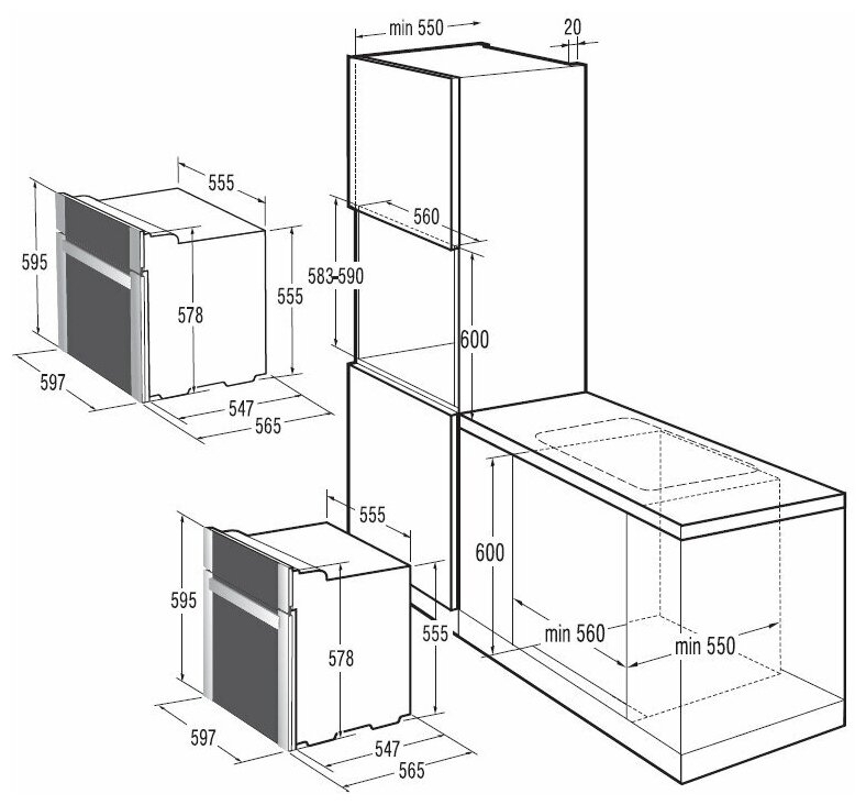 Духовой шкаф gorenje bo 71 sy2b