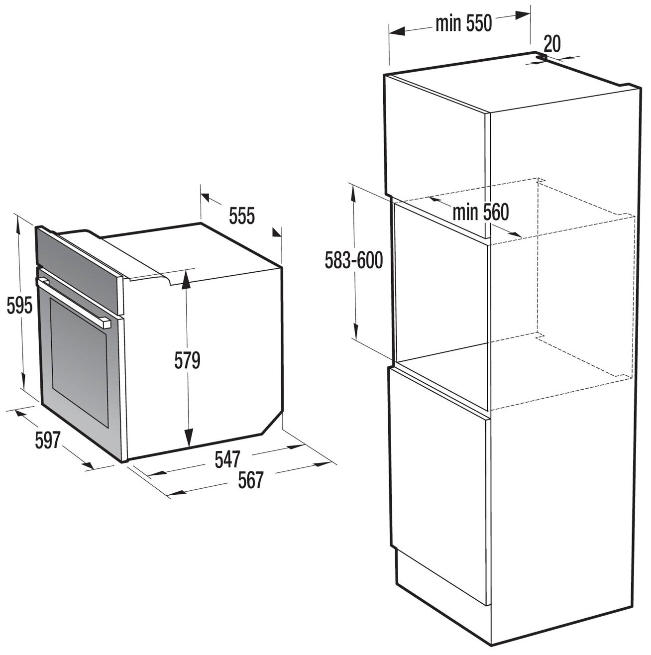 Электрический духовой шкаф gorenje bo735e32bg 2