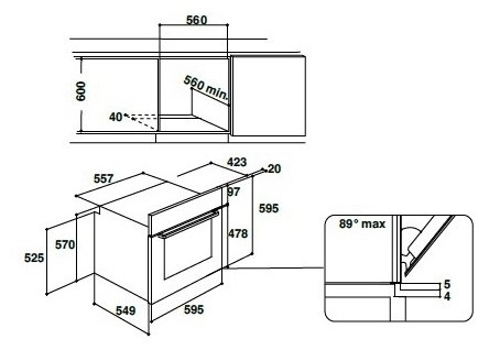 Духовой шкаф indesit ifw 6530 wh