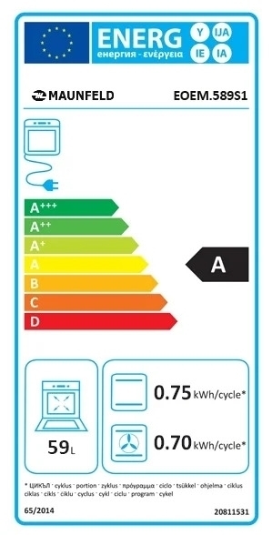 Электрический духовой шкаф maunfeld 589