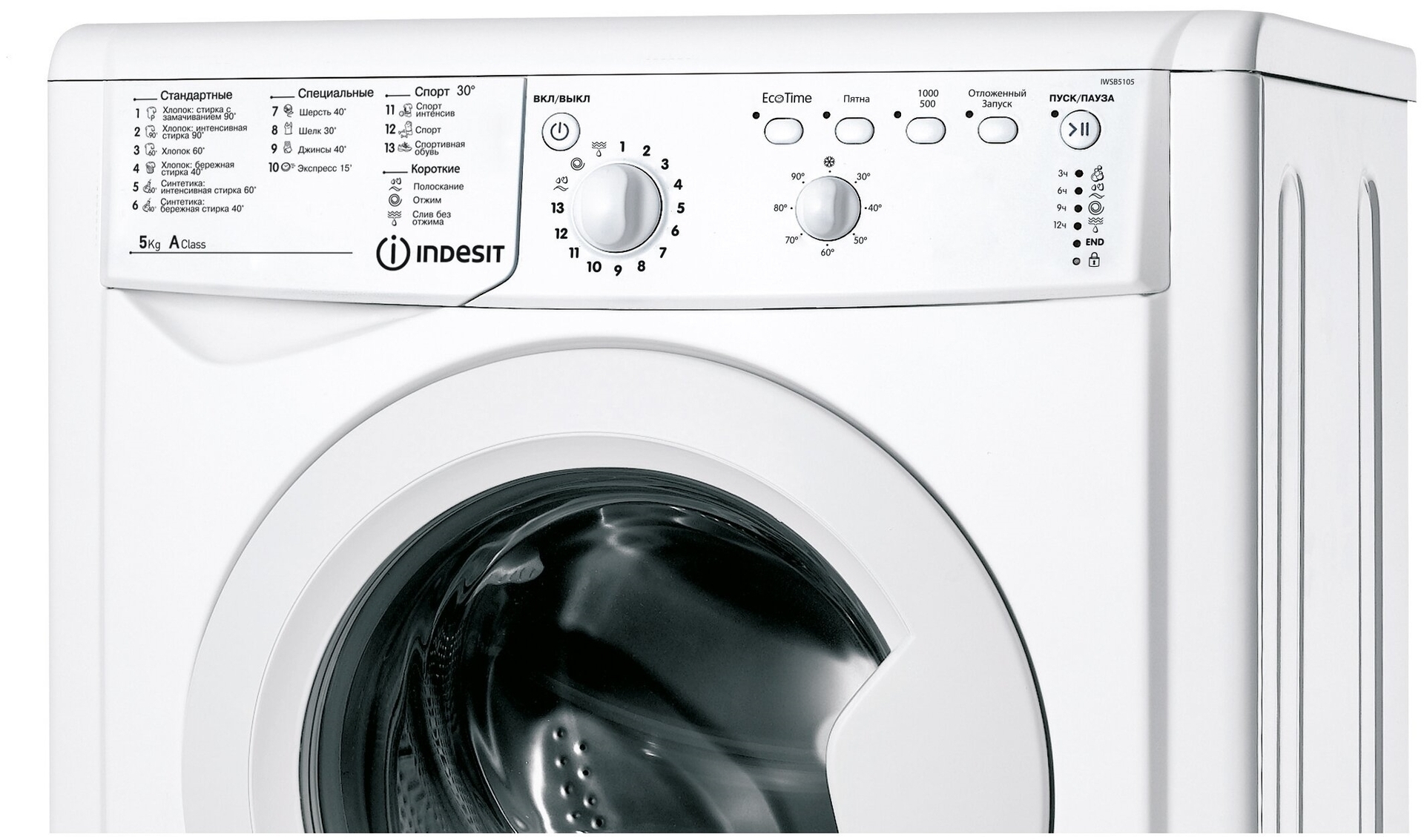 Стиральная машина Indesit IWSB 5105 купить в Москве по низкой цене в  интернет магазине Cartesio недорого