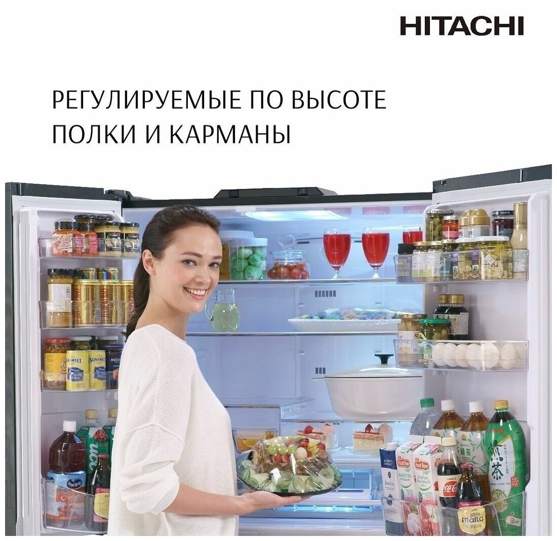 Холодильник Hitachi r-x740gu x