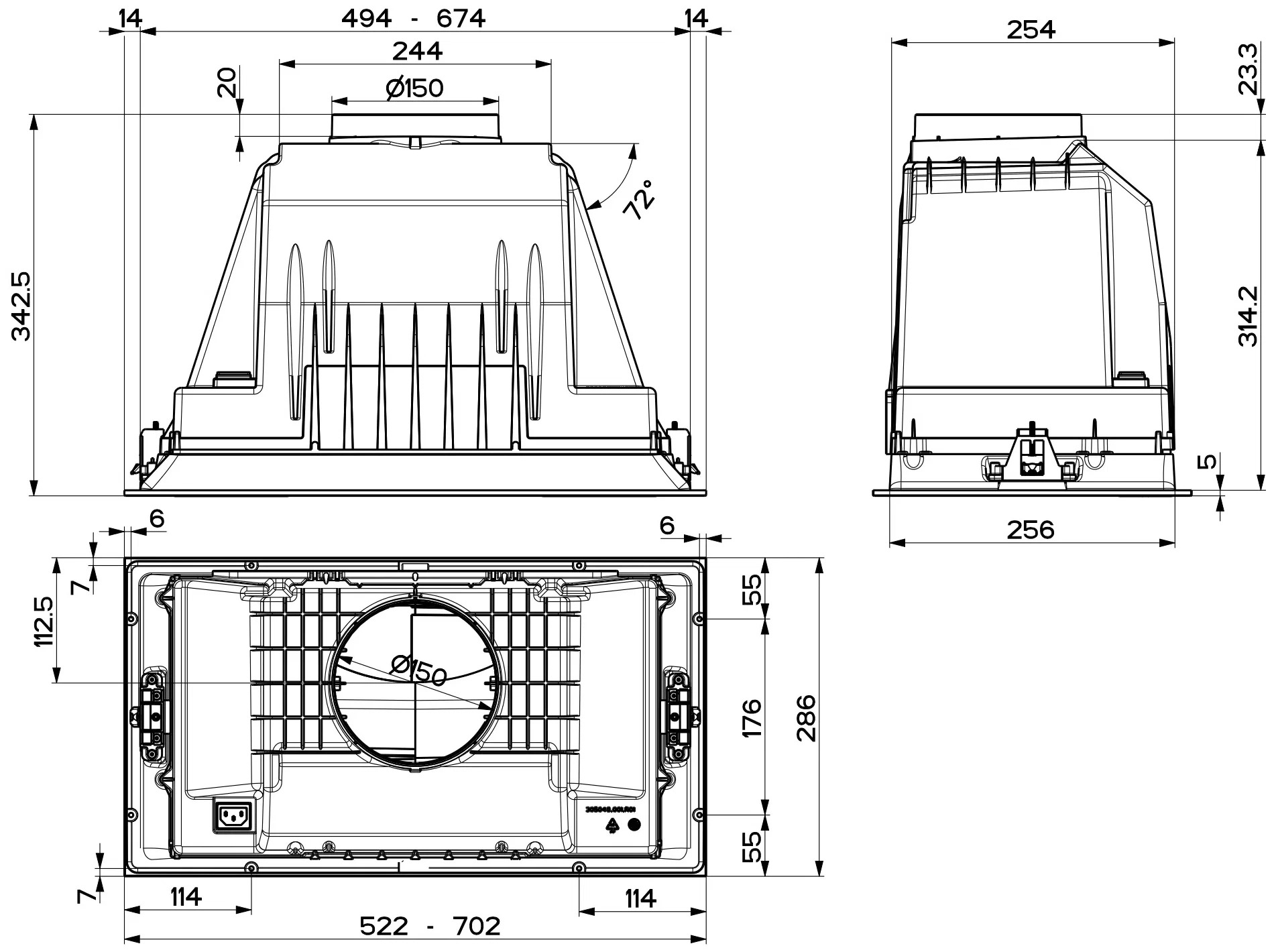 Faber smart ix a52 схема встраивания