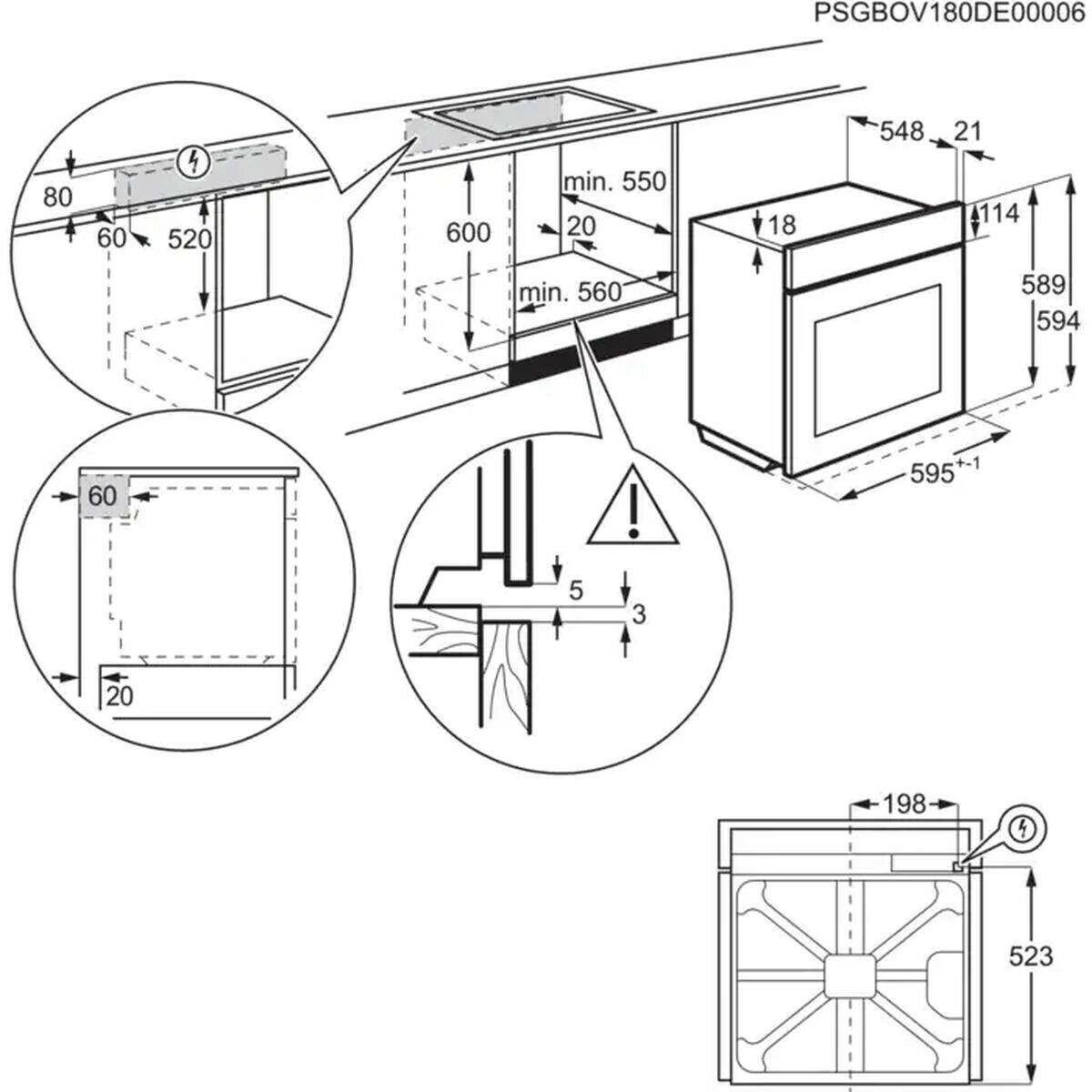 Духовой шкаф Electrolux Intuit 600 oed5h70x