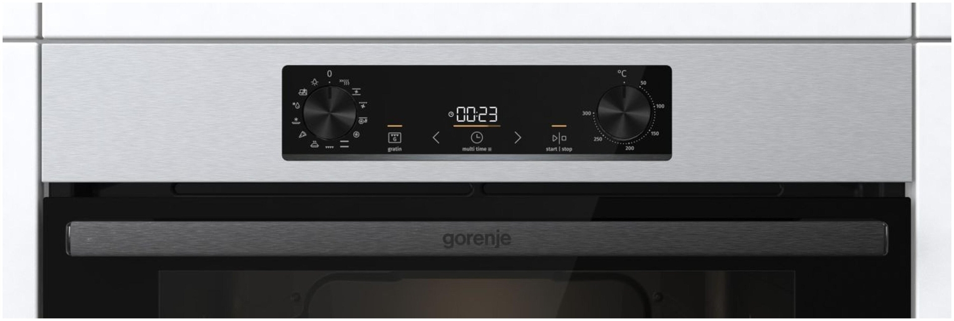 Встраиваемый электрический духовой шкаф gorenje bob6737e01x