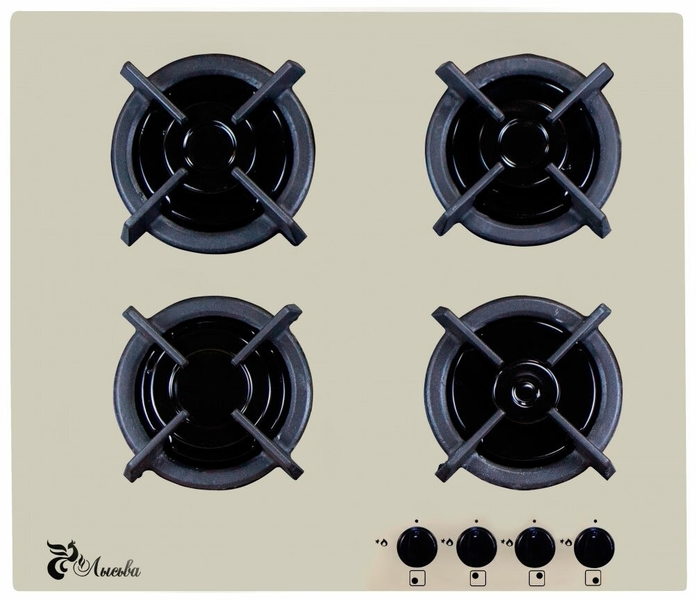 Газовая варочная панель Лысьва GR0400G00 ПГВ 41 К купить в Москве по низкой  цене в интернет магазине Cartesio недорого