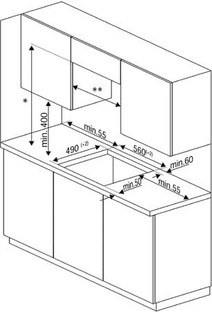 Газовая варочная панель GRUNDIG GIGA 6234250 X