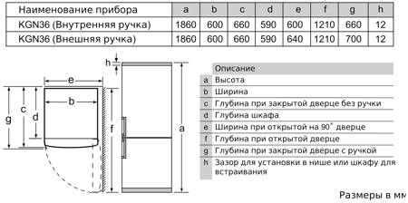 Холодильник Bosch KGN36NL21R