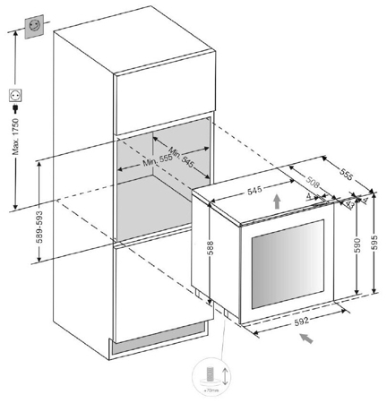 Винный шкаф PANDO PVMAVP 60 25CRR