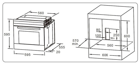 Электрический духовой шкаф Evelux EO 620 I