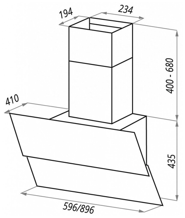 Кухонная вытяжка MAUNFELD PLYM 60