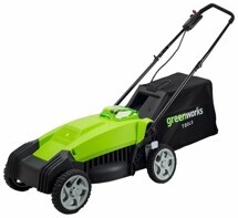 Газонокосилка электрическая greenworks 2500067 G-MAX 40V 35 cm