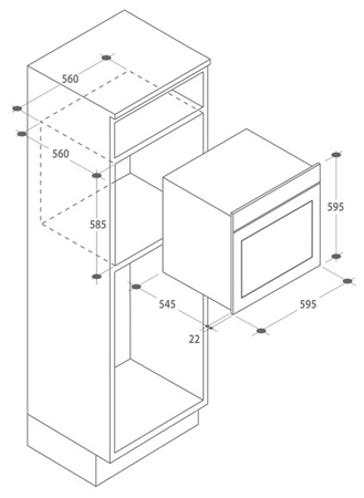 Газовый духовой шкаф Candy FLG 203/1 X