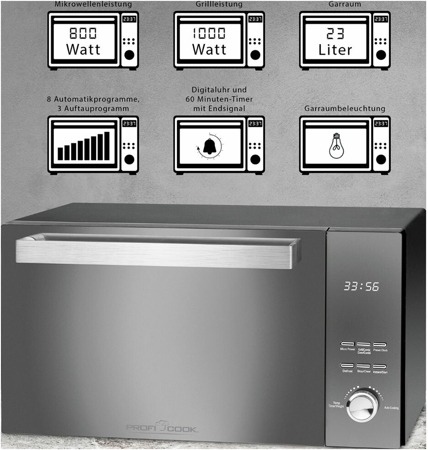 Микроволновая печь Profi Cook PC MWG 1204