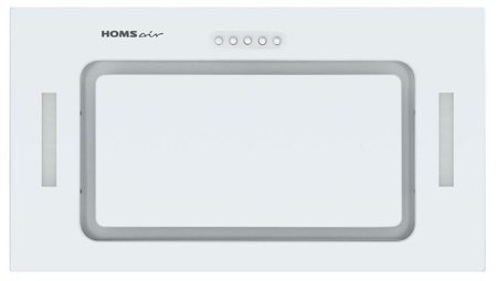 Встраиваемая вытяжка HOMSair Crocus Push 52 белый