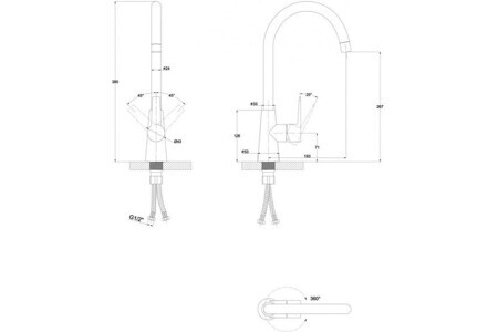 Смеситель для кухни Paulmark HOLSTEIN Ho212065-418