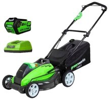 Газонокосилка электрическая greenworks 2500107ue G40LM45K3