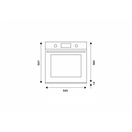 Электрический духовой шкаф Bertazzoni F6011MODVLN