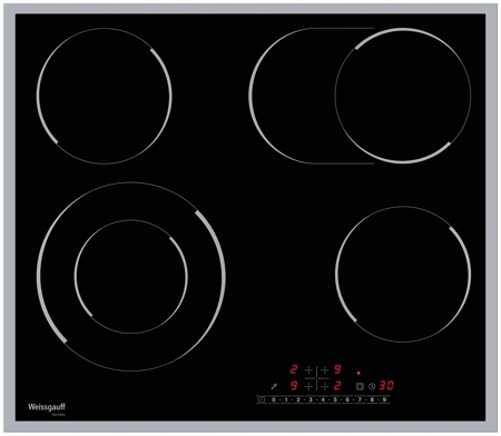 Электрическая варочная панель Weissgauff HV 642 B