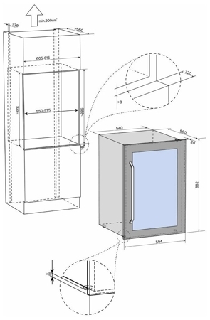 Винный шкаф Libhof CKD 42 Black