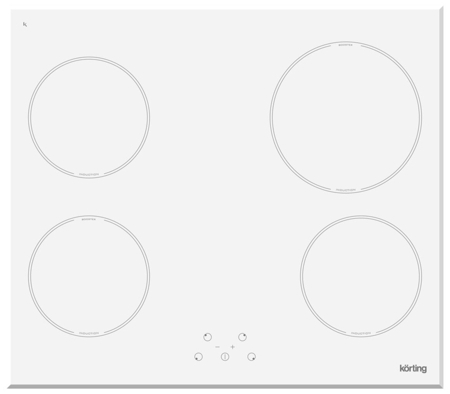 Индукционная варочная панель Korting HI 64021 BW