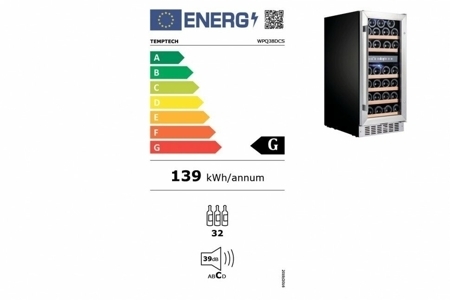 Винный шкаф Temptech WPQ38DCS
