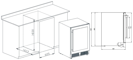 Винный шкаф Meyvel MV46NH KBT2