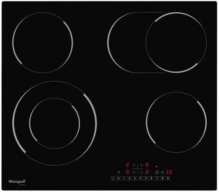 Электрическая варочная панель Weissgauff HV 642 B