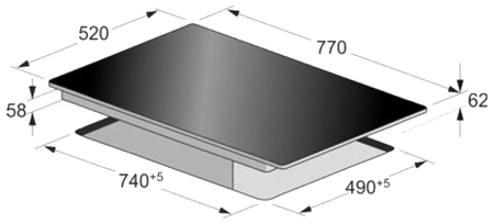 Индукционная варочная панель Kaiser KCT 7795 FI ElfEm