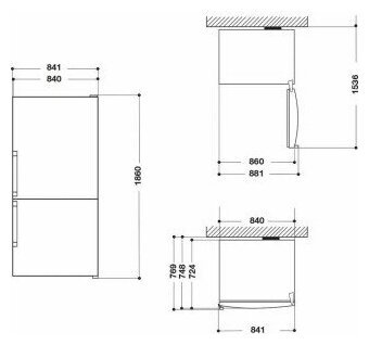 Холодильник Whirlpool W84BE 72 X 2