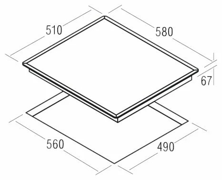 Электрическая варочная панель Cata TCD 604