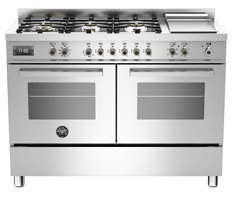 Комбинированная плита Bertazzoni PRO1206GMFEDXT