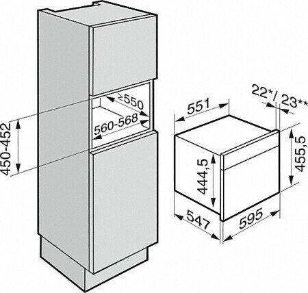 Встраиваемая микроволновая печь Miele DGM 6805