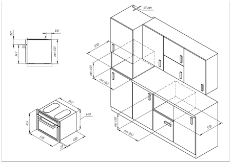Встраиваемая микроволновая печь Kuppersberg RMW 969 BOR
