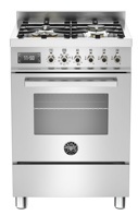 Комбинированная плита Bertazzoni PRO604MFESXT