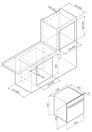 Встраиваемая микроволновая печь GRAUDE MWGK 45.0 EL