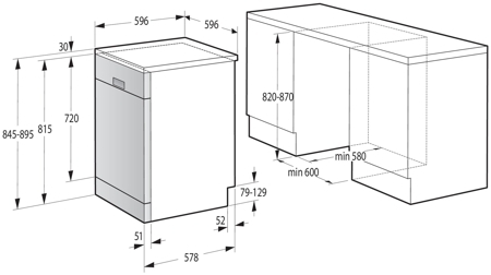 Посудомоечная машина Gorenje GS62040W