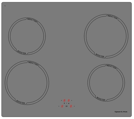 Индукционная варочная панель Zigmund&Shtain CIS 028.60 SX