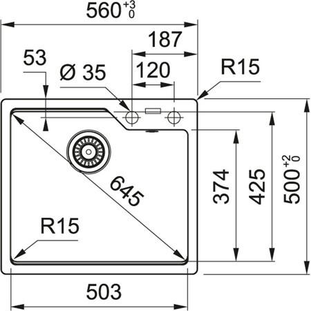 Кухонная мойка Franke UBG 610-56 миндаль (114.0595.379)