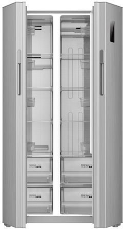 Холодильник Hyundai CS5005FV нержавеющая сталь