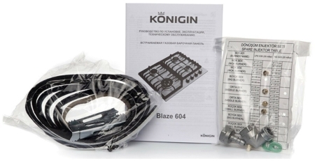 Газовая варочная панель Konigin Blaze 604 WHGW