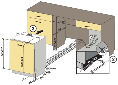 Посудомоечная машина Weissgauff BDW 4539 DC INVERTER