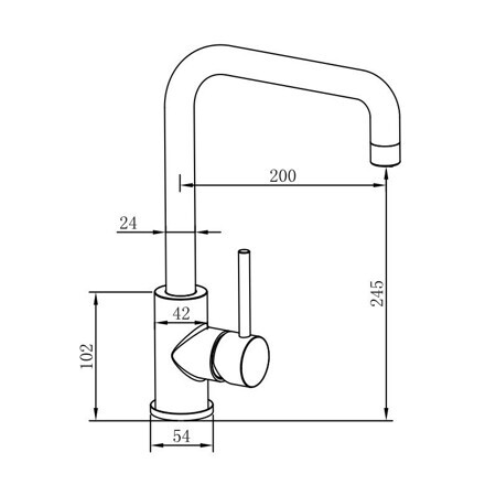 Смеситель для мойки Oulin OL-8019