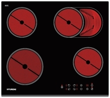 Электрическая варочная панель Hyundai HHE 6680 BG