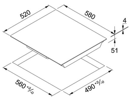 Индукционная варочная панель Franke FHSM 603 3I DZ BK