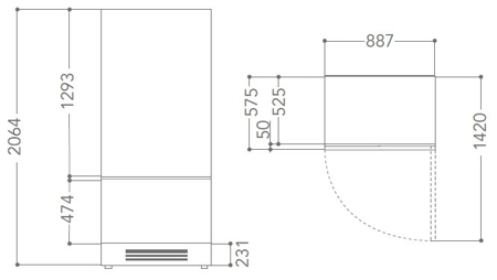 Встраиваемый холодильник KitchenAid KCVCX 20901R