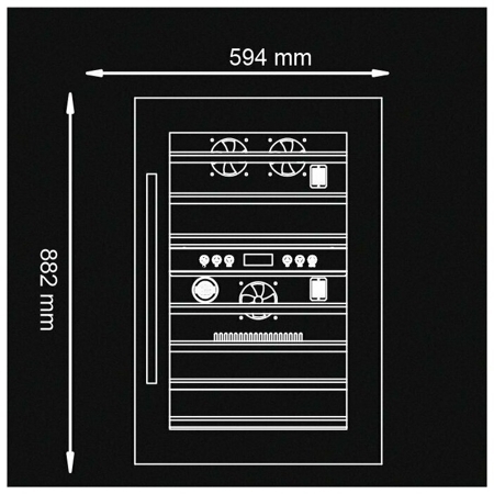 Винный шкаф Meyvel MV42 KSB2