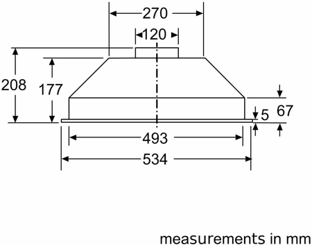 Вытяжка Bosch DLN53AA70